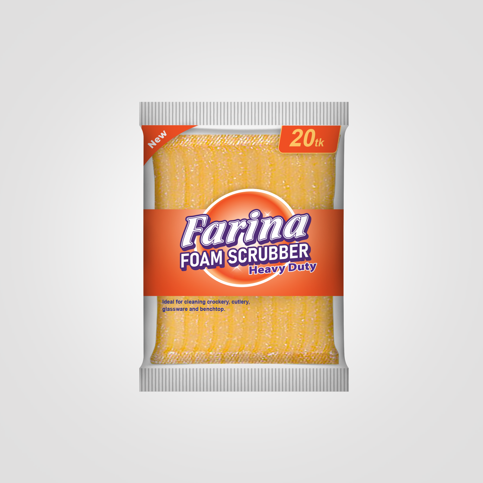 Farina Foam Scrubber / Majoni - 1Pcs