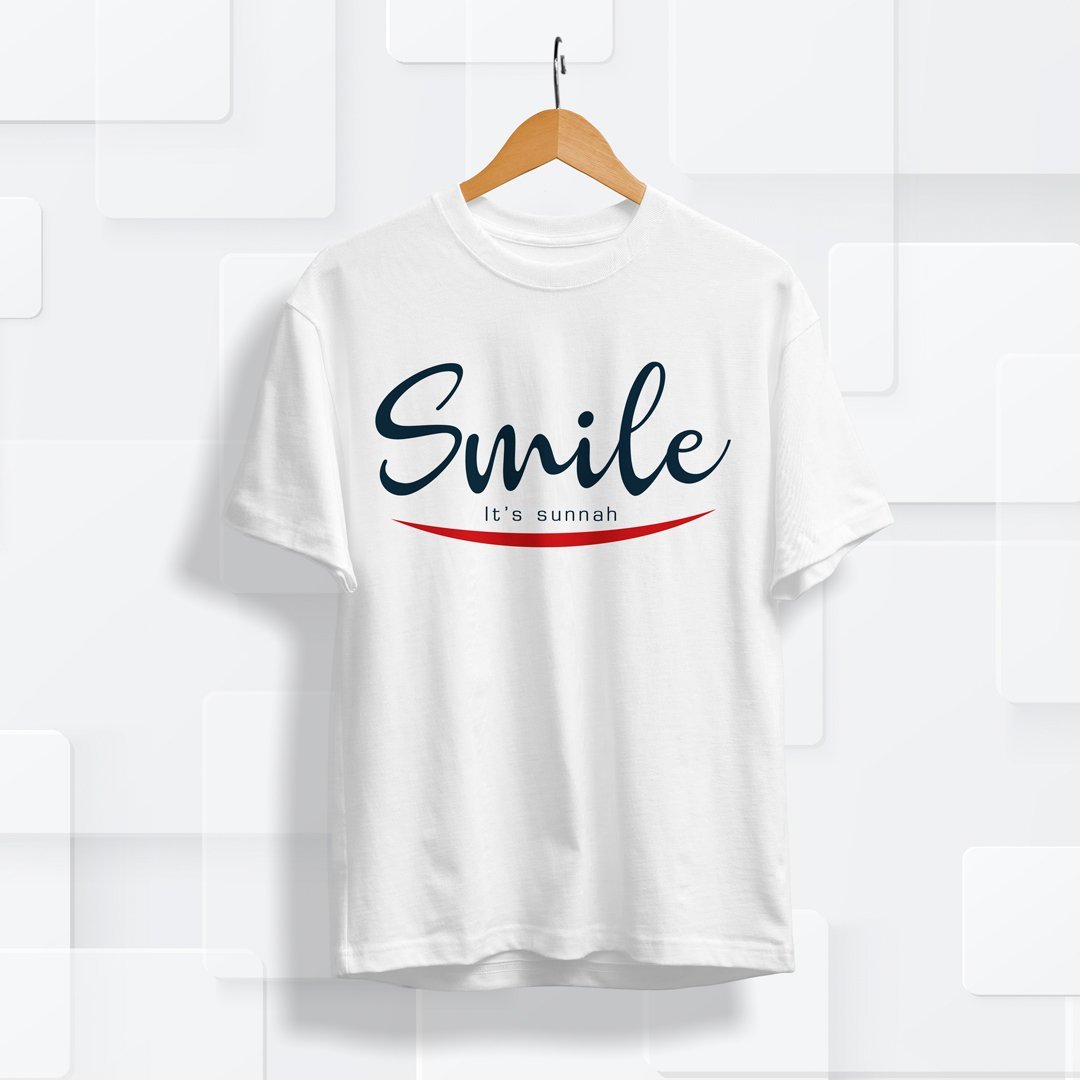 Smile - It's Sunnah | Printed T-Shirt