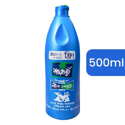 Parachute 100% Pure Coconut Oil 500 ml | খাঁটি নারকেল তেল