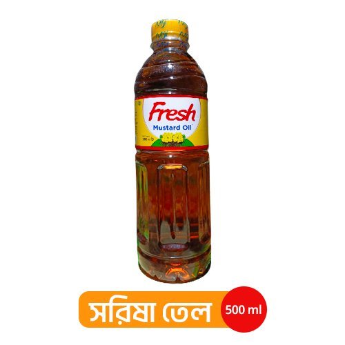 Fresh Mustard Oil 500 ml | খাঁটি ও স্বাস্থ্যকর সরিষার তেল