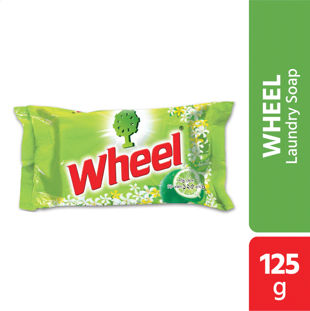 Wheel Washing Laundry Bar 125g